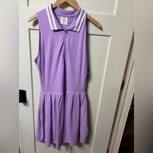 Pro Shop by Sage Collective Lilac Clubhouse Collared Half-Zip Dress Size XL- NWT